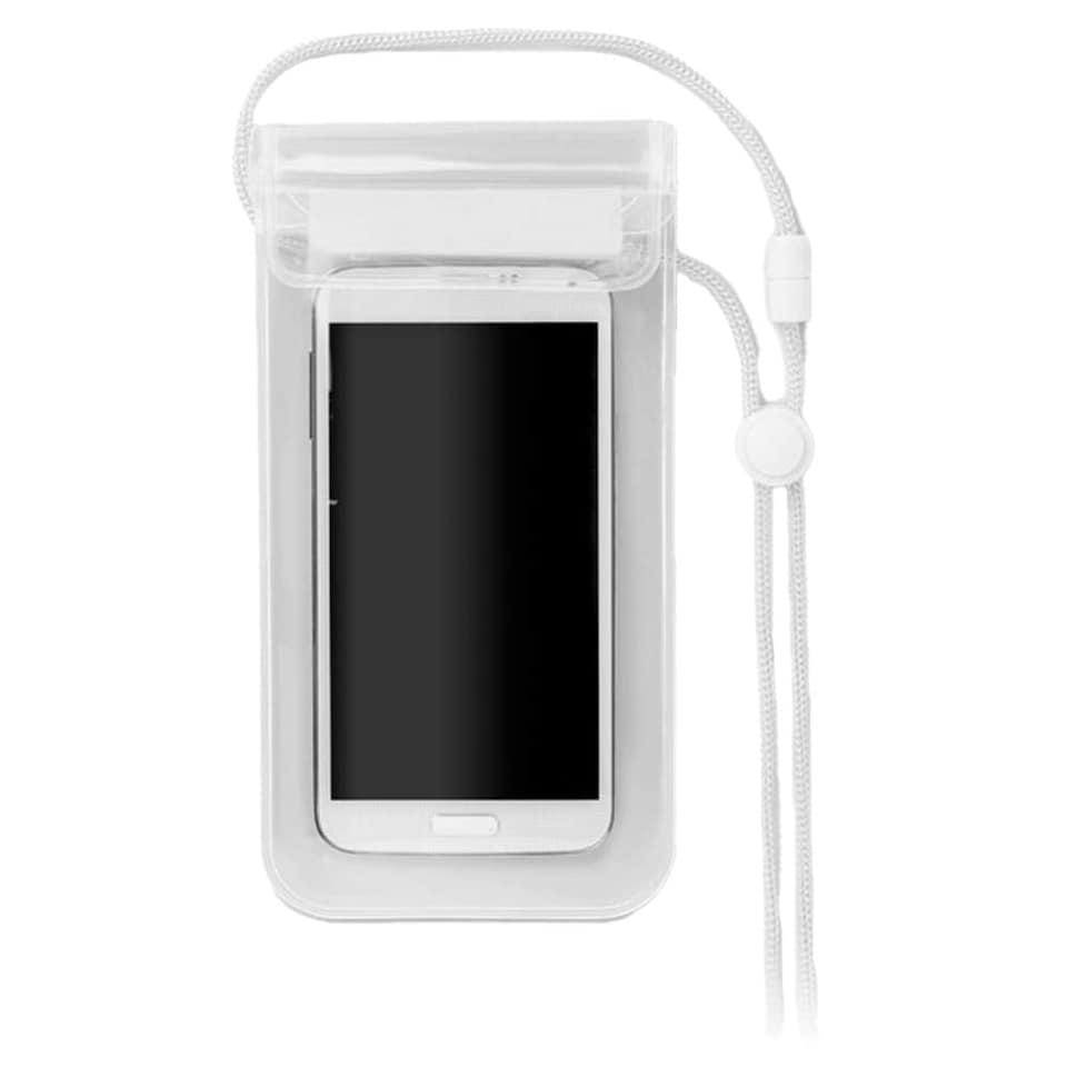 image 1 of MidOcean Colourpouch Waterproof Phone Pouch - Transparent White - One Size | Clear