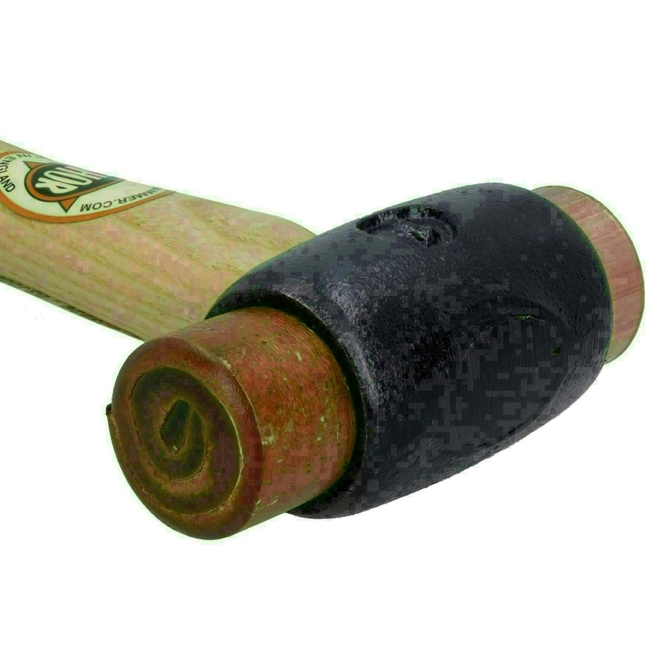 image 1 of Thor No 1 Copper & Rawhide Faced Hammer / Hide Mallet Dead Blow TE401