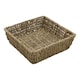 image 3 of JVL Hand Woven Seagrass Square Storage Tray, Capacity 4.2L, Set of 2 Brown