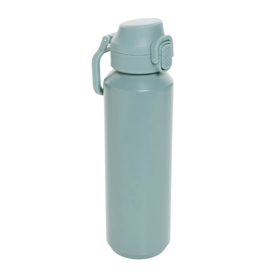 image 1 of XD Collection Via Lockable Recycled Stainless Steel 600ml Sports Bottle - Green - One Size
