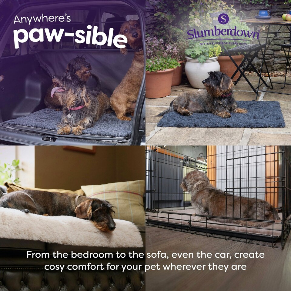 image 1 of Paws for Slumber Vet Mat | Black | S