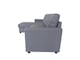 image 4 of The Savona 3 Seater Storage Sofa in Grey or Silver | Grey | One Size