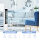 image 5 of HOMCOM Bladeless Air Cooler, Evaporative Oscillating Tower Fan Humidifier Unit