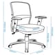 image 3 of Dakota office chair with black mesh back
