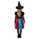 image 4 of Rainbow Witch Girls Fancy Dress Costume Kids Medium - Age 7-9