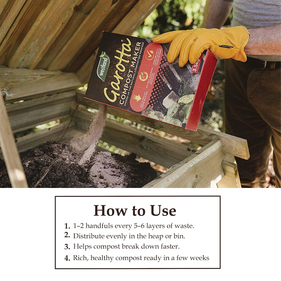 image 1 of Westland Garotta Compost Maker 3.5kg Fast Acting Compost Accelerator for Rich Healthy Soil and Thriving Gardens