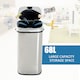 image 3 of HOMCOM 68L Sensor Dustbin Stainless Steel Automatic Kitchen Waste Bin Silver | Silver | 1