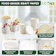 image 3 of ECONX 12oz White Disposable Paper Soup Cups Food Containers with Lids Takeaway Tubs 50pc