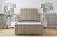 image 1 of Sloomy Radcliffe Almond Coniston Bed Frame With Mattress With 50" Upholstered Headboard 5' King