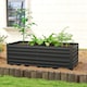 image 8 of Outsunny Raised Beds for Garden, Galvanised Steel Outdoor Planters with Multi-reinforced Rods for Vegetables, Plants, Flowers and Herbs, 180 x 90 x 59 cm, Black | Black