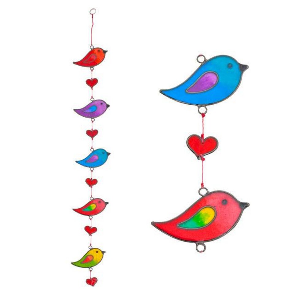 Something Different String Of Birds Decoration | Multi | Multicolour | One Size | 1