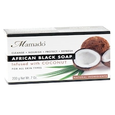 Mamado African Black Soap Infused With Coconut 200 g