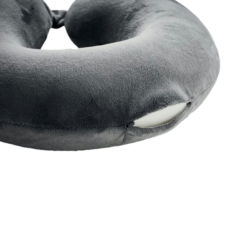 image 1 of MidOcean RPET Dreams Travel Pillow - Grey - One Size | Grey | One Size