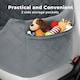 image 7 of Skylos Dog Booster Car Seat Safe Puppy Travel Carrier Bed Bag Basket Pet | Grey | Grey