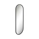 image 4 of The Vultus - New Black Metal Framed Double Arched Garden Wall Mirror 71" X 24" (180CM X 60CM) Suitable for Outside and Inside Black