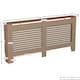 image 3 of Vida Designs Milton Radiator Cover MDF Slatted Cabinet, Unfinished, 172cm