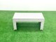 image 3 of Fimous Rattan Garden Furniture Set 7 Seater Outdoor Garden Sofa 2 Chairs Oblong Coffee Table Set with 2 Stools Side Table Light Grey Mixed
