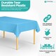 image 3 of Disposable Plastic Table Cover, Table Liner - 54" x 72"