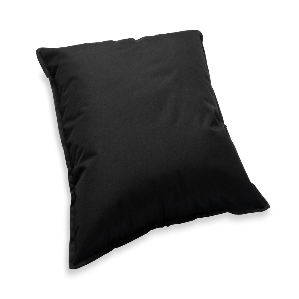 image 1 of Waterproof Outdoor Garden Cushion Covers Patio Cushion Cover Cases Square Pack Of 4 45cm X 45cm Black