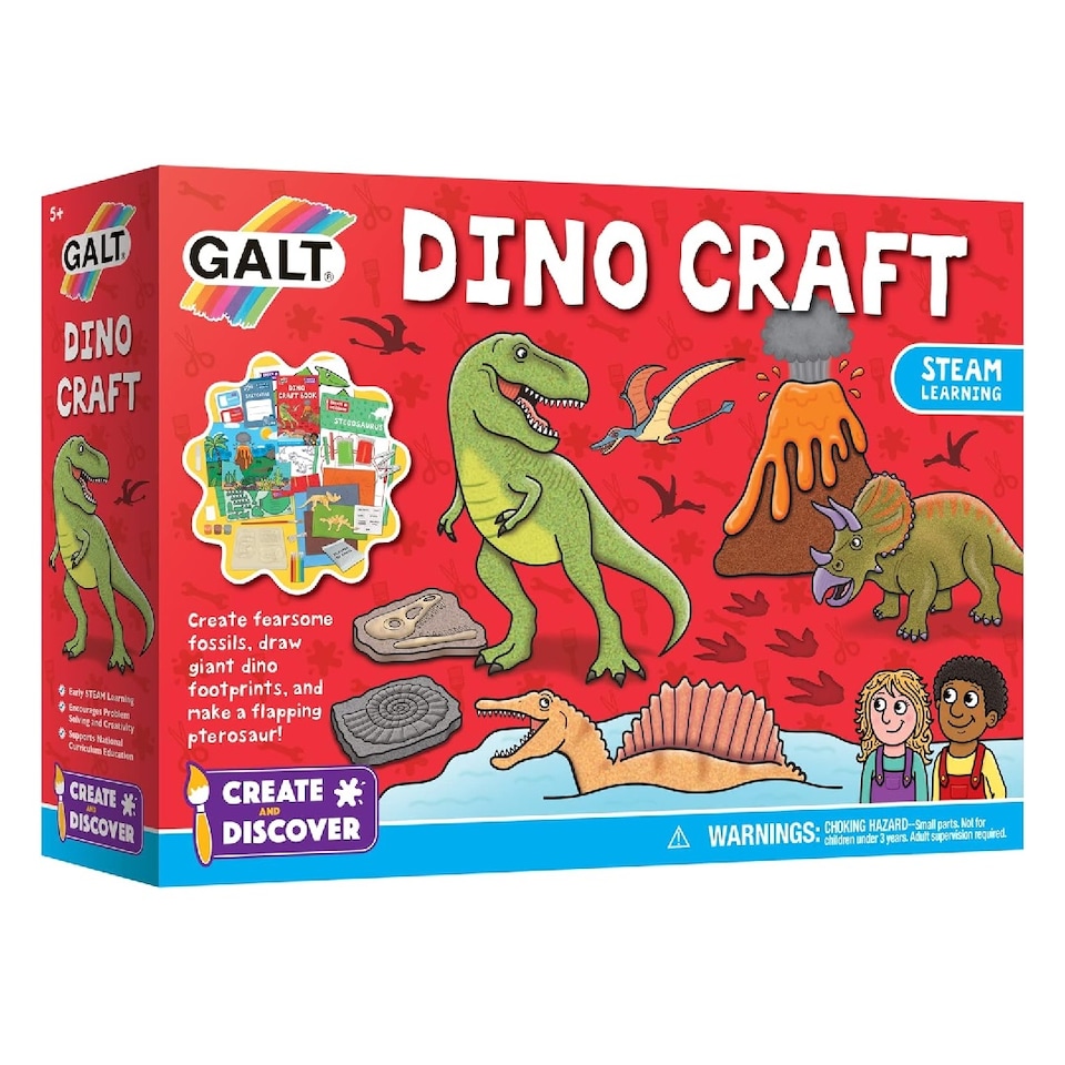 image 1 of Galt Dino Craft Arts and Crafts Kit