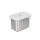 image 1 of MasterClass Food Container with Lid 1-Litre Stainless Steel Microwave Safe