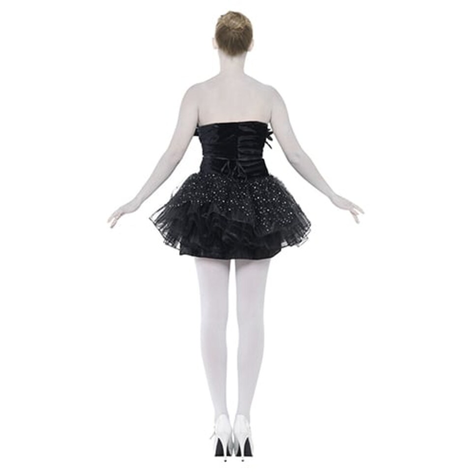 image 1 of Gothic Swan Masquerade Fancy Dress Costume Ladies Large - UK 16-18