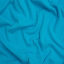Minerva Core Range Turquoise Tubular Ribbing Stretch Knit Fabric for Dressmaking, 70cm / 27" Wide - per metre