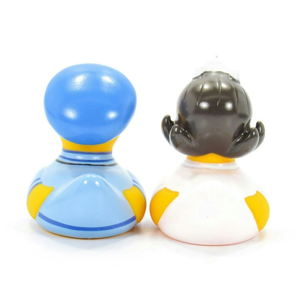 image 1 of Bud Ducks Mini Deluxe Doctor & Nurse Rubber Duck Set