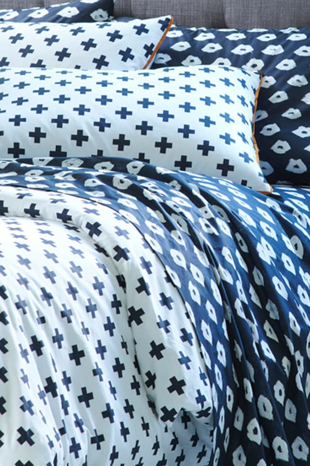 image 1 of Black Painted Lips Fitted Sheet Black Super King | Black | Super King