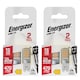 image 1 of Energizer LED G9 470lm 4.2W 2700K (Warm White) Light Bulb - Pack of 4
