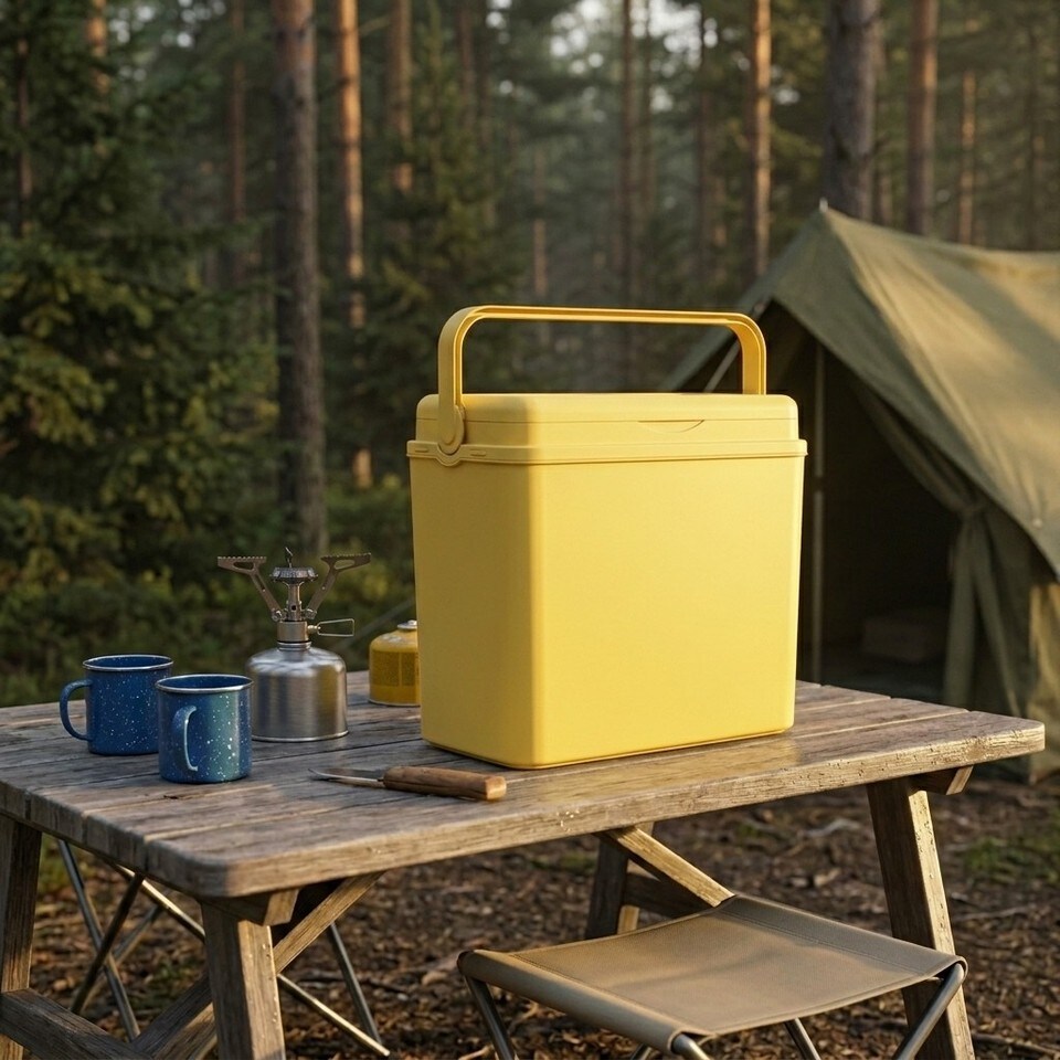 image 1 of Large 24L Pastel Coloured Cooler Box