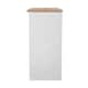 image 4 of Cambridge 3 Drawer Vanity in Porcelain Ash & Bardolino Oak (Ready Assembled) | White | Porcelain Ash & Bardolino Oak