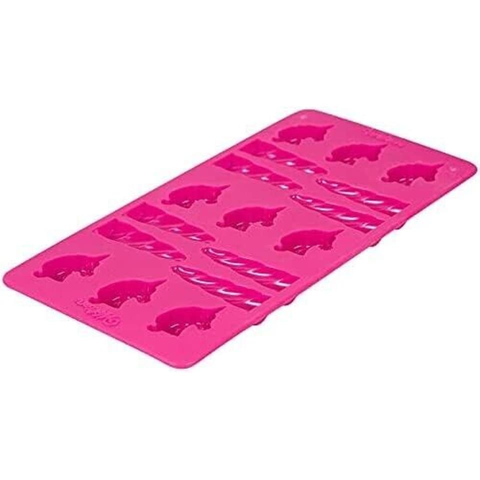 image 1 of Pink Unicorn Silicone Candy Mould | 17 Cavity Chocolate & Cake Decorating Mould for Unicorn Treats