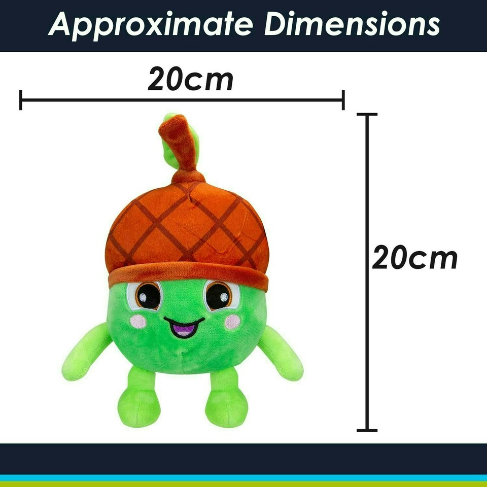 image 1 of Noaks Pinata Smashlings Soft Toy Cute Plushie Huggable Cuddly 20cm Green