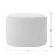 image 5 of icon Milano Velvet Bean Bag Pouffe Midnight Blue Large Velvet Footstools Blue