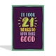 image 2 of Cheeky 21st Birthday Card