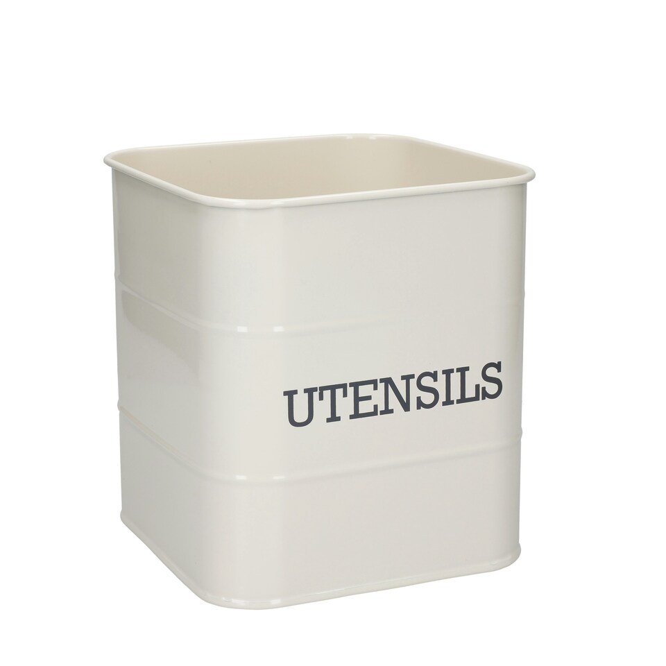 image 1 of KitchenCraft Utensil Pot Cream Metal