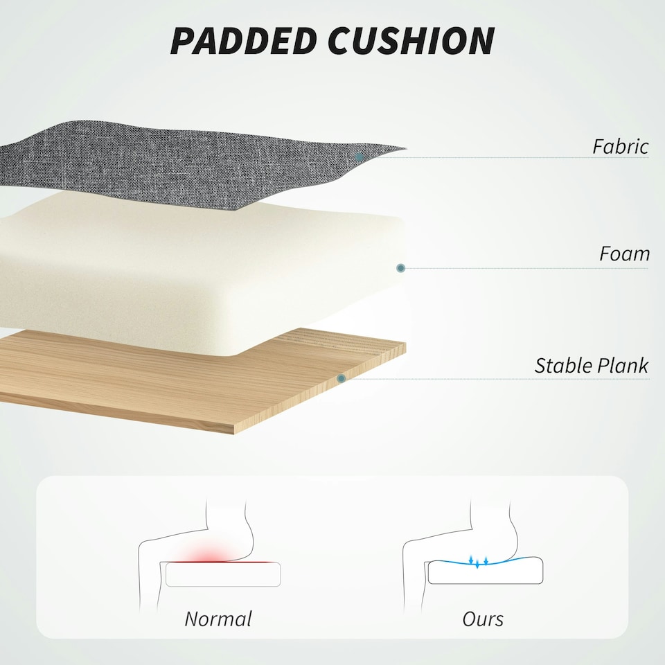 image 1 of HOMCOM Office Chair with 6-point Massage and Heat, Fabric Computer Desk Chair with Reclining Backrest, High Back, Height Adjustable, Swivel Wheels, Footrest, Remote, for Home, Grey