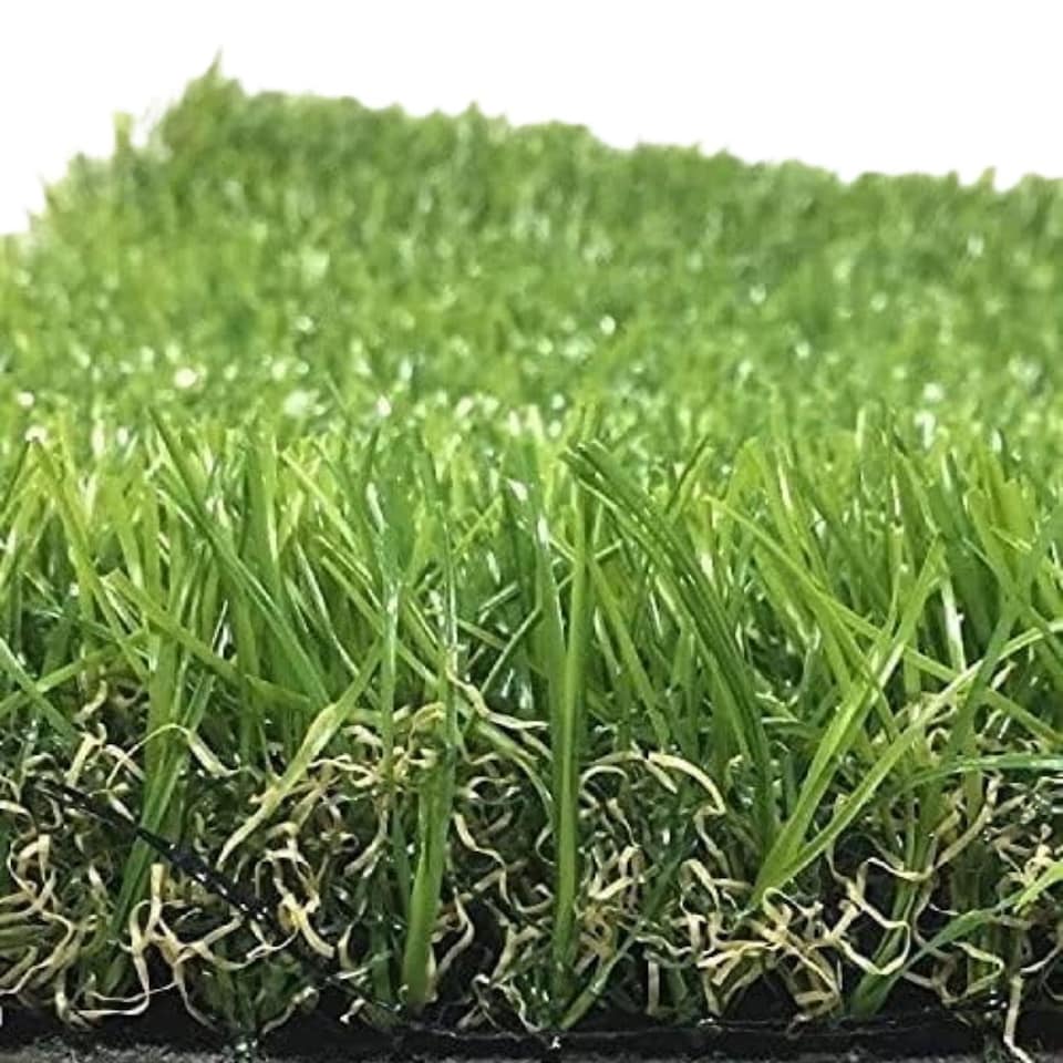 image 1 of 30mm Artificial Grass - Natural and Realistic Fake Lawn Astro Turf | Green | 3M x 3M | 1
