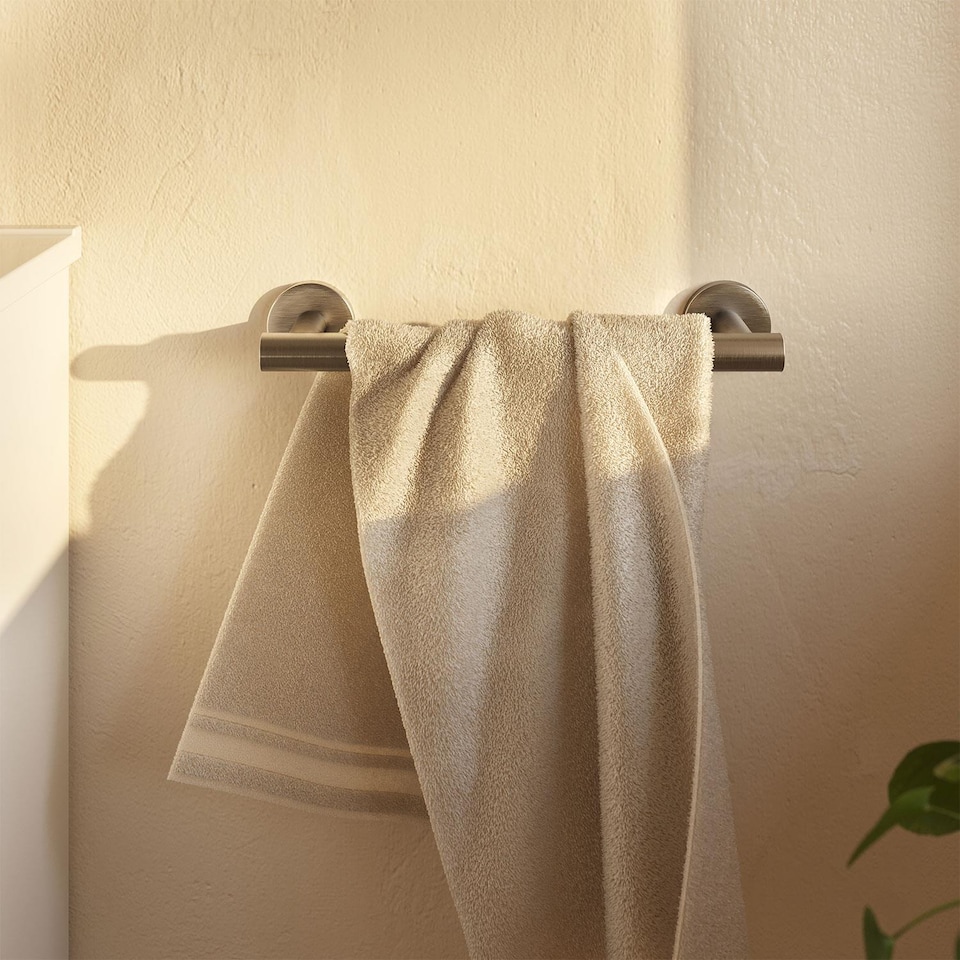 image 1 of COSMIC Towel rack, Glossy gold PVD, ARCHITECT S+ Collection