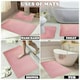 image 8 of VELVETIO Faux Fur Bath Mat Set Shaggy Super Soft Plush Anti Slip PVC Back Grey | Charcoal