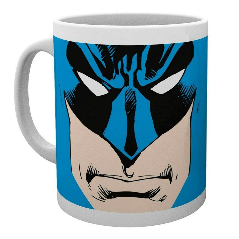 image 1 of Batman Face 325ml Mug - White/Blue/Black - One Size
