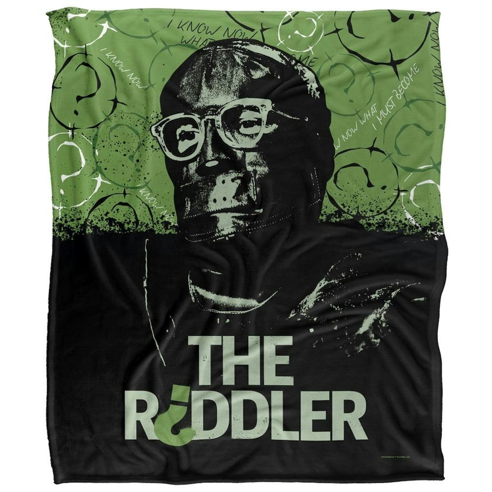 The Batman Riddler Blanket - Multicoloured - One Size (UTTV19389)
