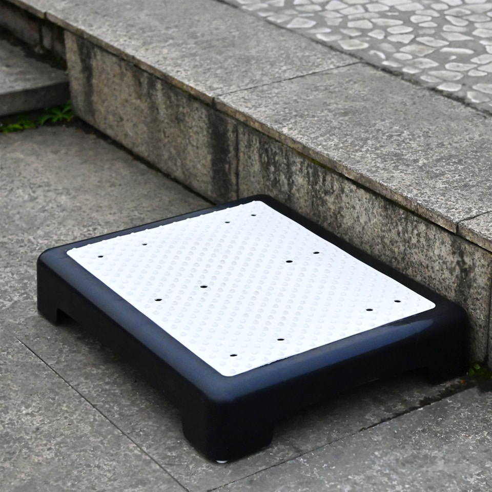 image 1 of KCT Outdoor Half Step Weather Resistant Anti Slip Mobility Aid - 2 Pack