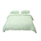 image 1 of Living and Home 3Pcs Duvet Cover and Pillowcases Bedding Set, Branch Print Design, King, Green | Green | King