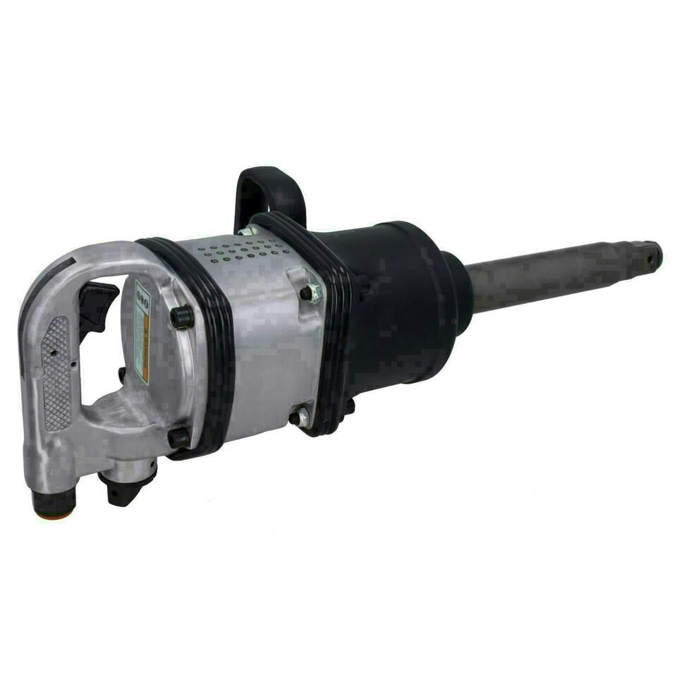 image 1 of 1in Drive Anvil Air Impact Wrench Gun 2200Nm 8 Sockets 24 - 38mm + Extensions