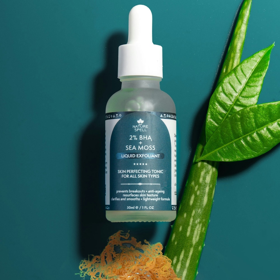 image 1 of Nature Spell 2% BHA + Sea moss Liquid Exfoliant (Salicylic Acid) – Skin Perfecting Tonic