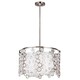 image 1 of Lexi 3 Light Round Ceiling Pendant Polished Nickel, E27