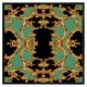 image 2 of Black & green baroque (Picutre Frame) White | XL