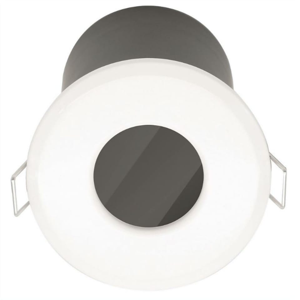 image 1 of Set of 20 Fire Rated Bathroom Downlights - White IP65 Recessed Downlights | White | Clear | 20